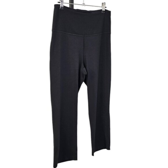 Lululemon Groove Super-High-Rise Crop 23" Black Nulu Flared Leg Yoga Size 10 - Picture 3 of 11